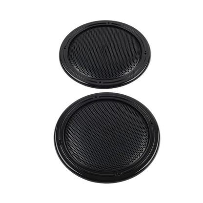 4X Black Rear Tour Pack Speaker Pod Grilles Fit Harley Road Tri Glide FLTRU