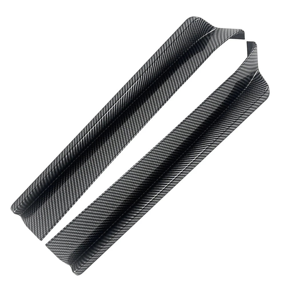Carbon Fiber Pattern Rear Bumper Side Aprons Spats For Suabru WRX STI VA 2015-21