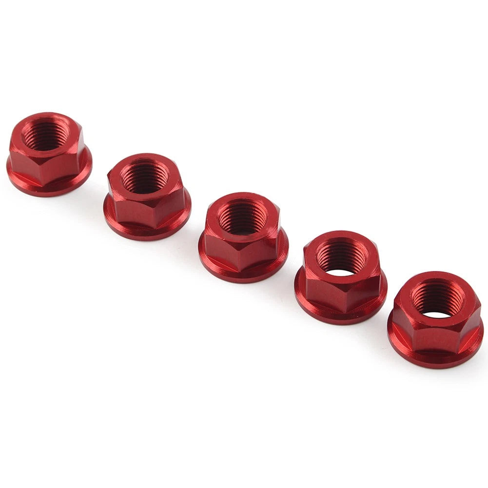 5x Rear Sprocket Nuts M10*1.0 For Ducati Hypermotard 796 950 Hyperstrada 821 939