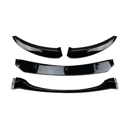 Front Bumper Lip Chin Spoiler Splitter Black Fit BMW 1 Series E82 E88 2007-2010