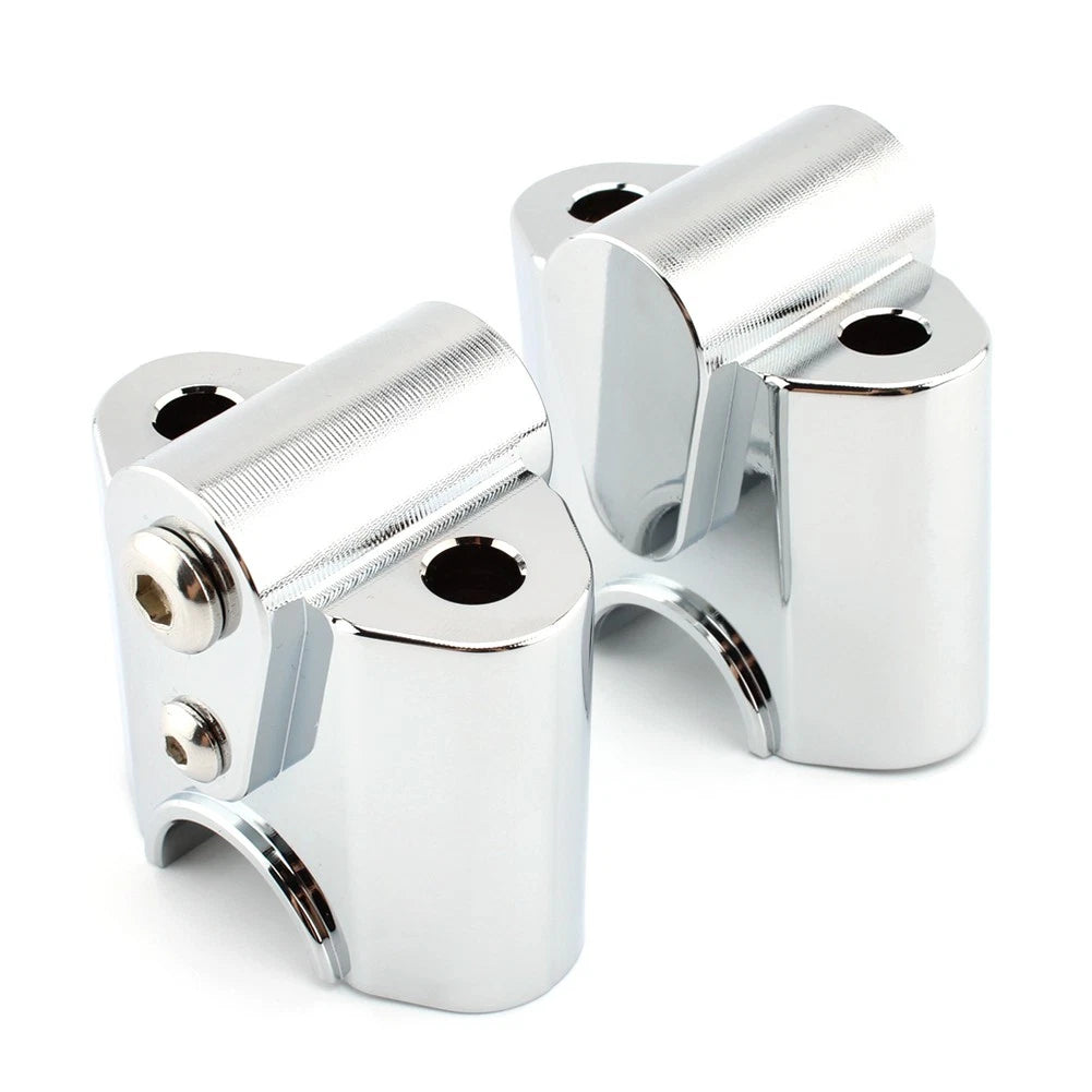 Chrome Moto Handlebar Riser Handle Bar Lift Clamp Adapter For BMW R 18 / Classic