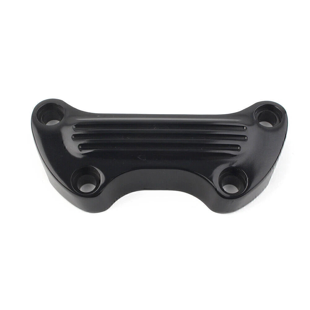 For Harley Sportster Softail Dyna 1" Handlebar Riser Top Clamp Cover Black