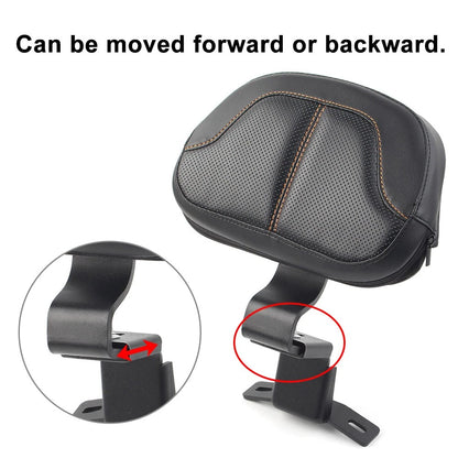 Front Rider Backrest Pad For Harley Touring CVO Road Electra Glide 09-Up US