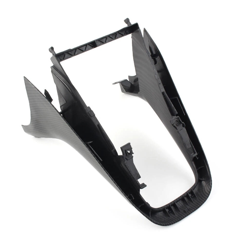 1x Front Console Cover Surround Trim For VW Golf MK6 2009-14 Carbon Fiber Black