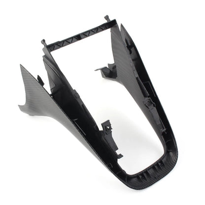 1x Front Console Cover Surround Trim For VW Golf MK6 2009-14 Carbon Fiber Black