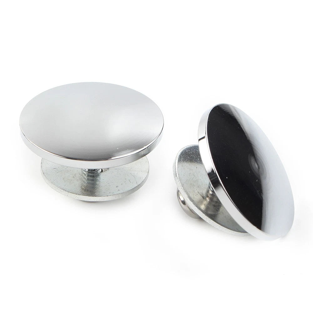 Fit Harley Batwing Street Glide Electra Glide Inner Fairing Mirror Plugs Chrome