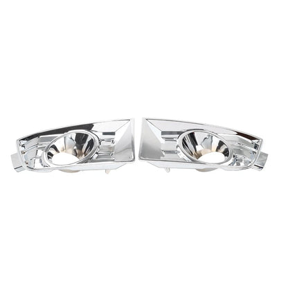 2pcs Front Bumper Fog Light Bezel Chrome Left Right For Ford Edge 2007-2010