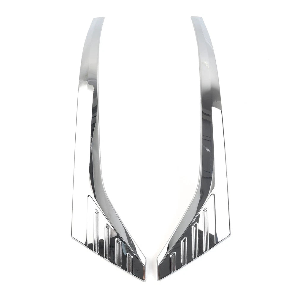 Headlight Lamp Light Trim ABS Chrome Fit for Toyota Voxy R80 2018 2019 2020 2pcs
