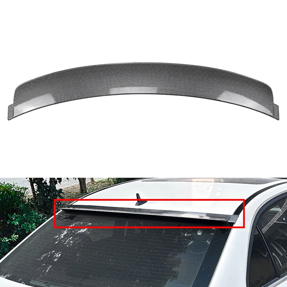 Rear Trunk Roof Spoiler Wing For Mercedes Benz C Class W204 2008-14 Carbon Black