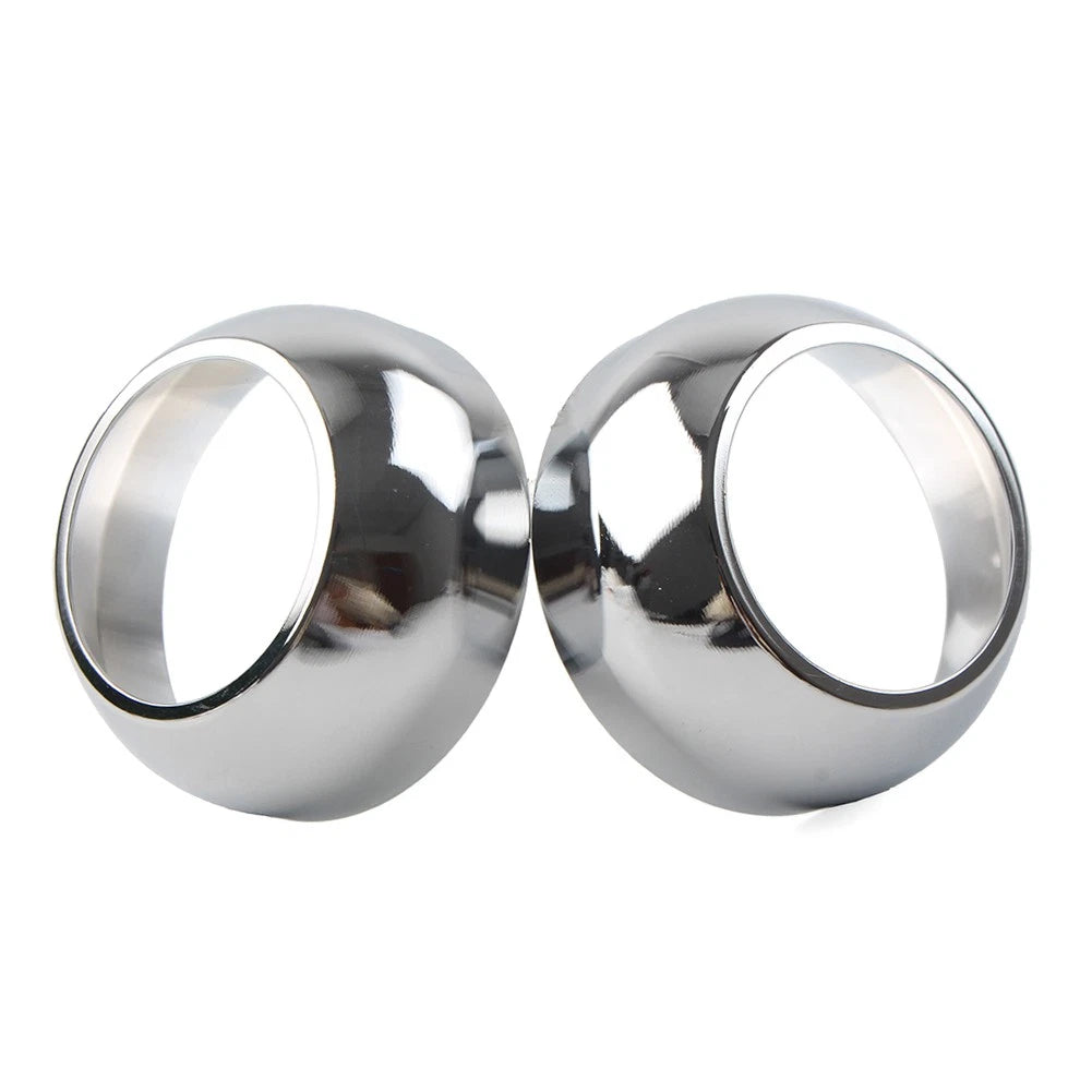 US  Chrome Front Fork Boot Cap Covers 39mm For Harley Sportster Dyna FXR FXD us