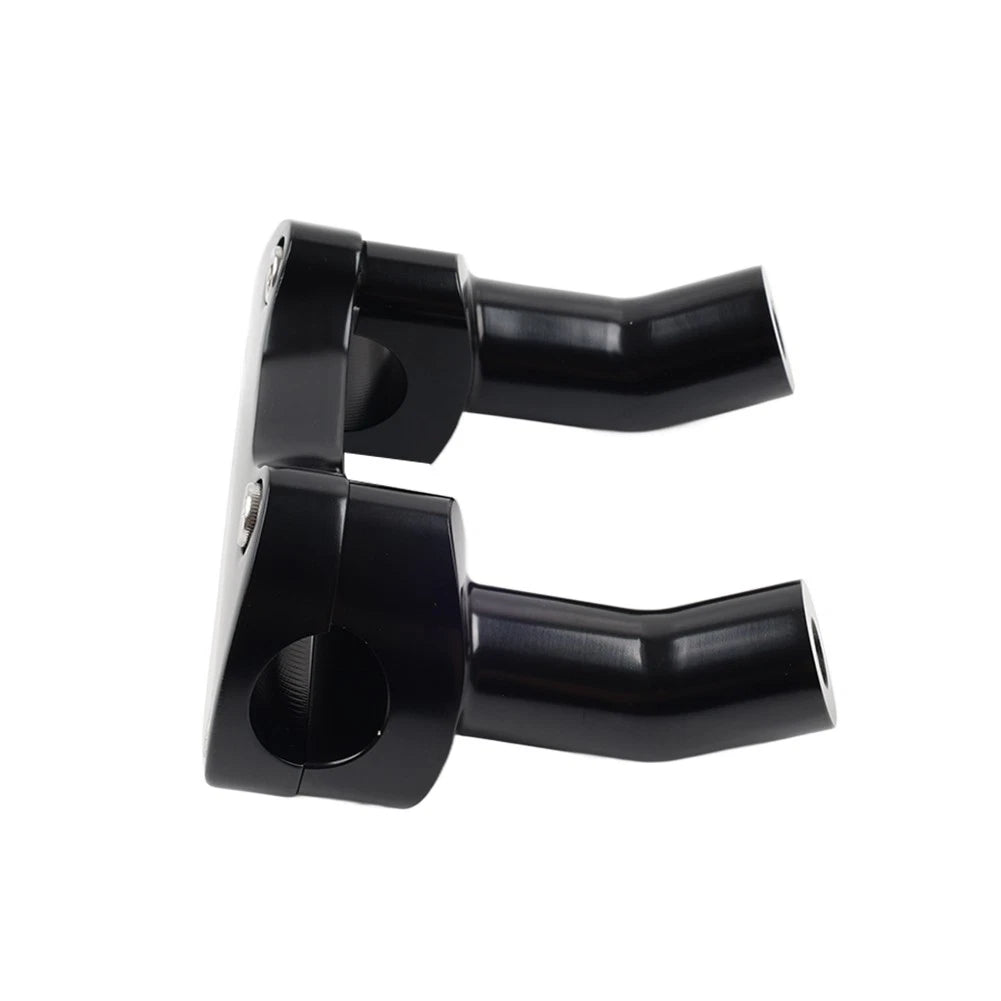 Top Cover 3.5" Handlebar Risers Clamp Black For Harley Dyna Softail Sportster XL