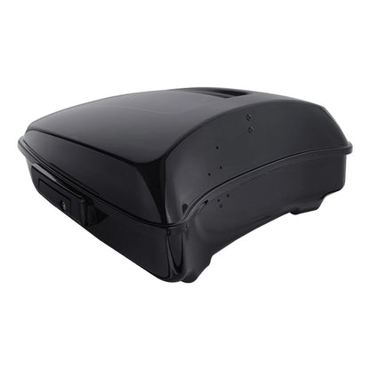 Black Chopped Trunk Mount Rack Fit For Harley Touring Road Glide King 2014-Up 15