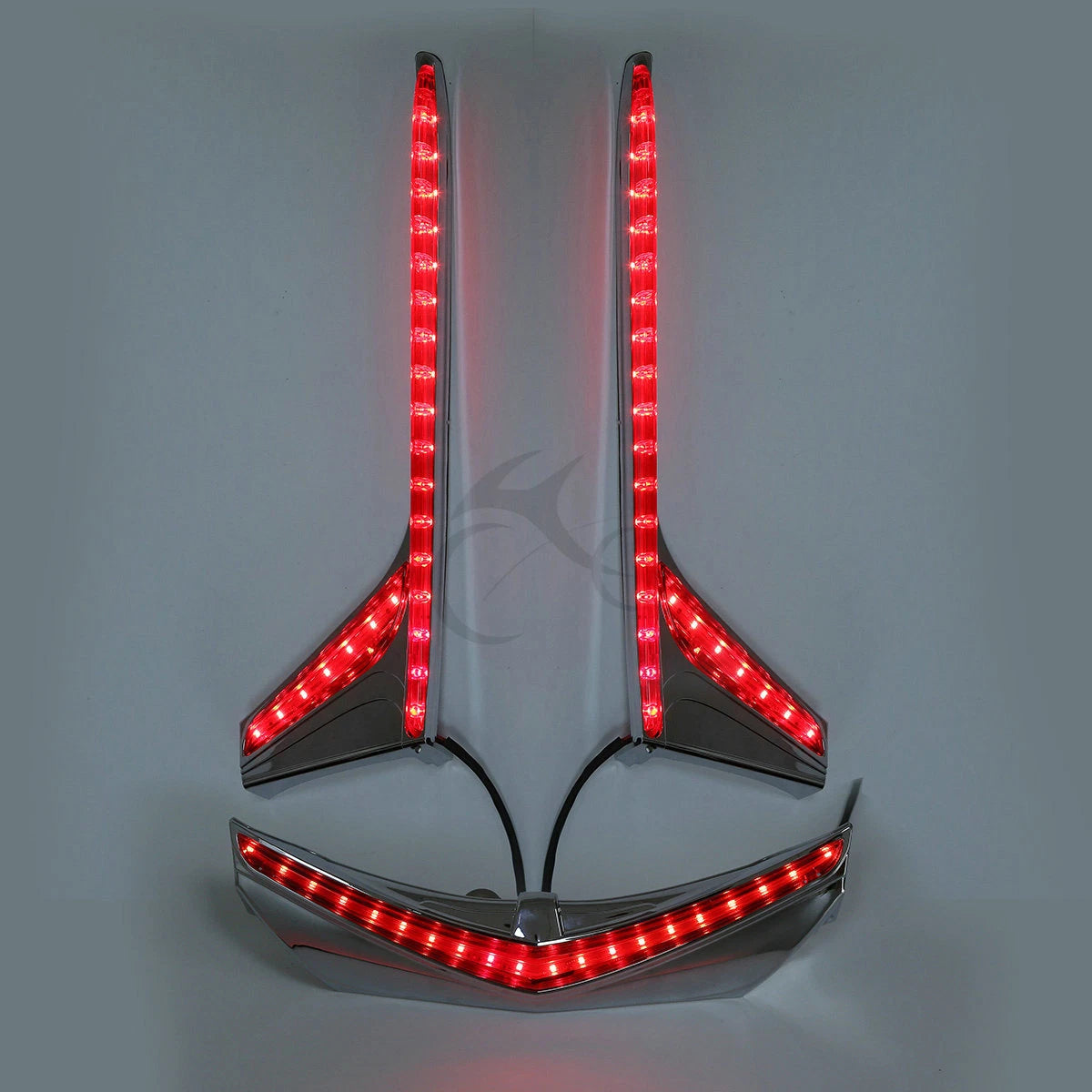Fender Tip Accent Vertical Under Brake Turn Light For Honda GL1800 F6B 2012-2017