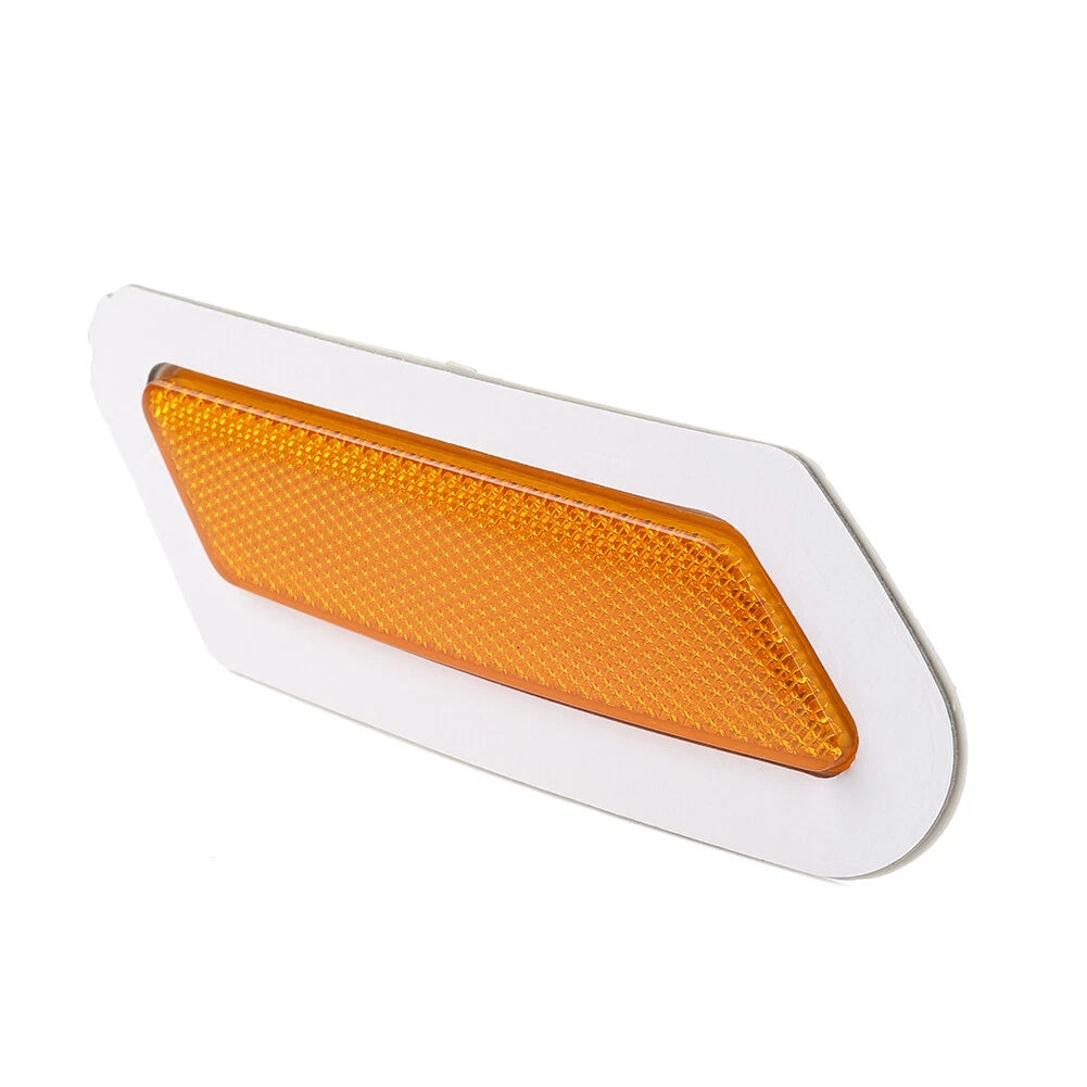Front Bumper Reflector Indicator Turn Signal Light Yellow For Audi Q5 SQ5 18-20