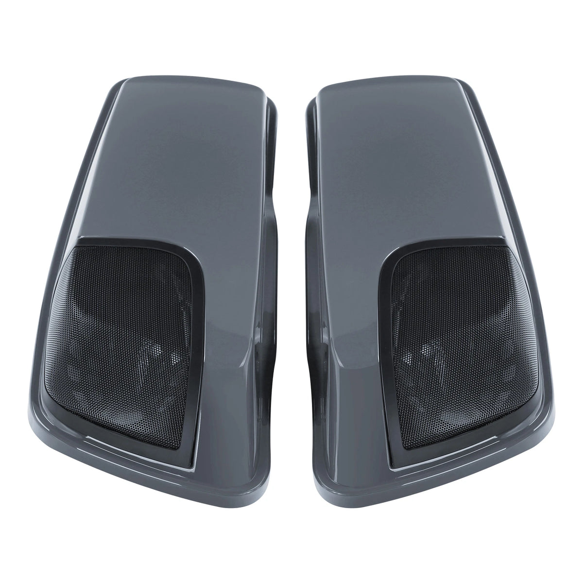 Saddlebag Lids 5X7"Speakers Cutout For Harley CVO Street Glide 14-24Gunship Gray