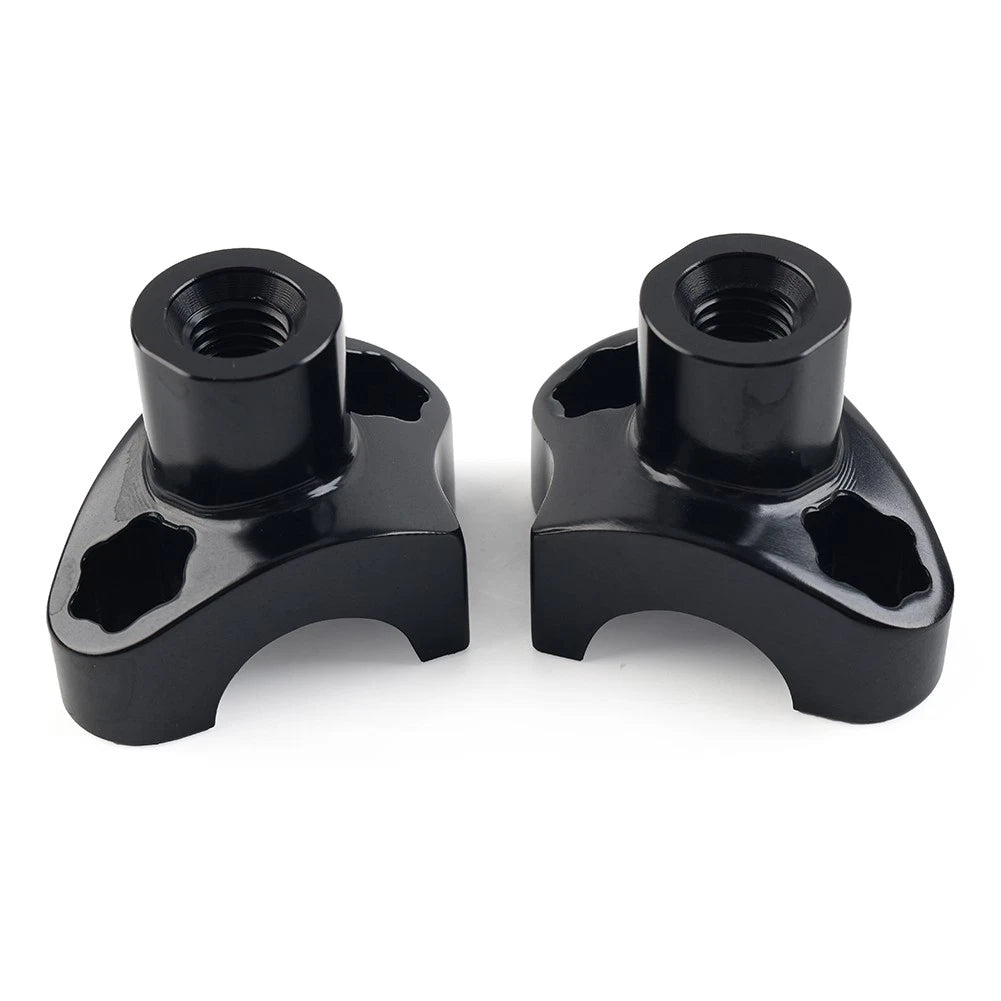 1.7 Tall Handlebar Risers For Harley-Davidson Dyna For Harley Street bob Black