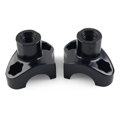 1.7 Tall Handlebar Risers For Harley-Davidson Dyna For Harley Street bob Black