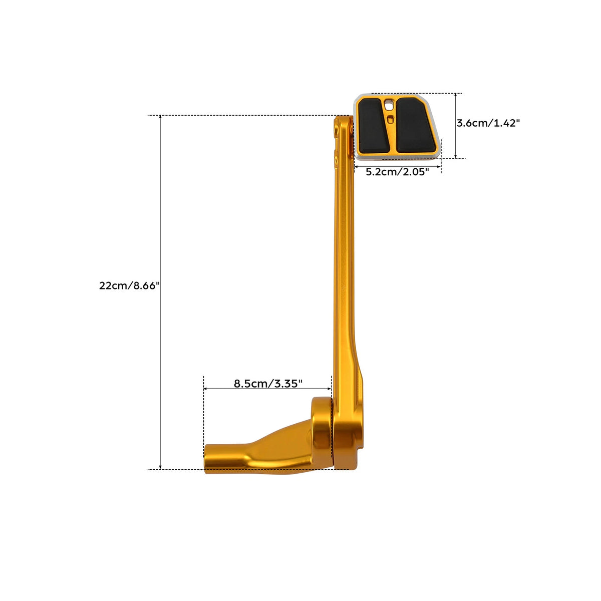 Brake Arm Lever Peg Pedal For Harley Low Rider Street Bob 18-24 Standard 20-25