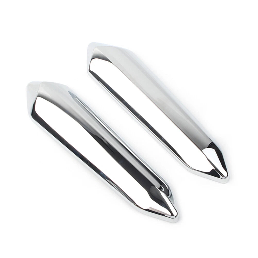 2PCS Windshield Windscreen Strut Covers Chrome For Honda Goldwing GL1800 2018-up