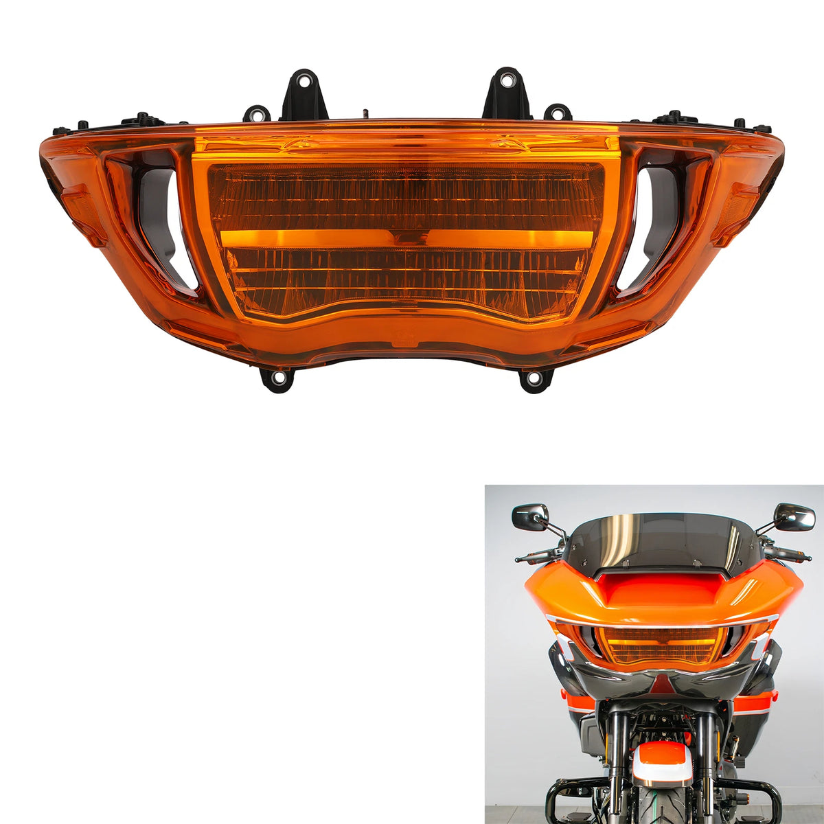 LED Headlight Hi/Lo Beam Turn Signal Light For Harley CVO Road Glide FLTRXSE 23+