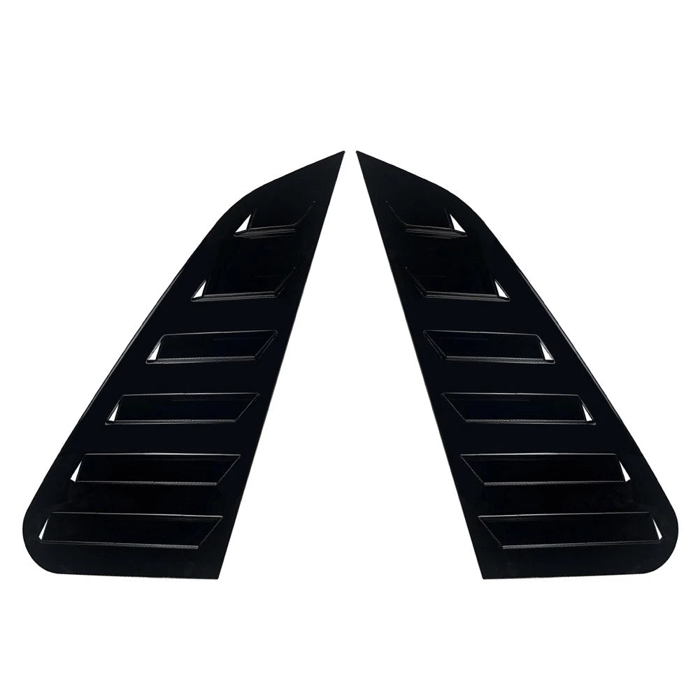 2pcs Rear Window Shutter Louvers Cover Trim For Subaru Impreza WRX STI 2011-2014