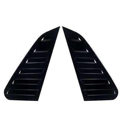 2pcs Rear Window Shutter Louvers Cover Trim For Subaru Impreza WRX STI 2011-2014
