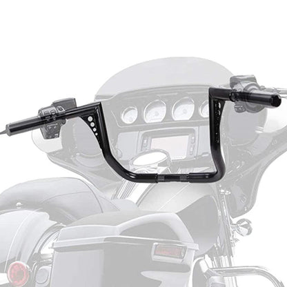 16" Rise 1-1/4" Ape Hanger Handlebar For Harley Touring Dressers Baggers 1982-Up