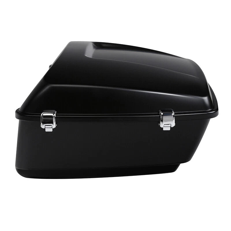 Matte Black King Trunk Backrest Mount Rack Fit For Harley Touring 97-08 98