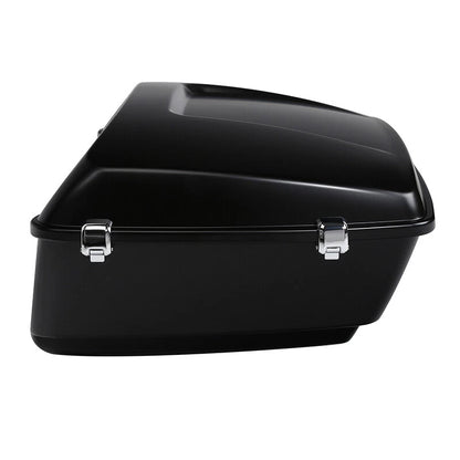 Matte Black King Trunk Backrest Mount Rack Fit For Harley Touring 97-08 98