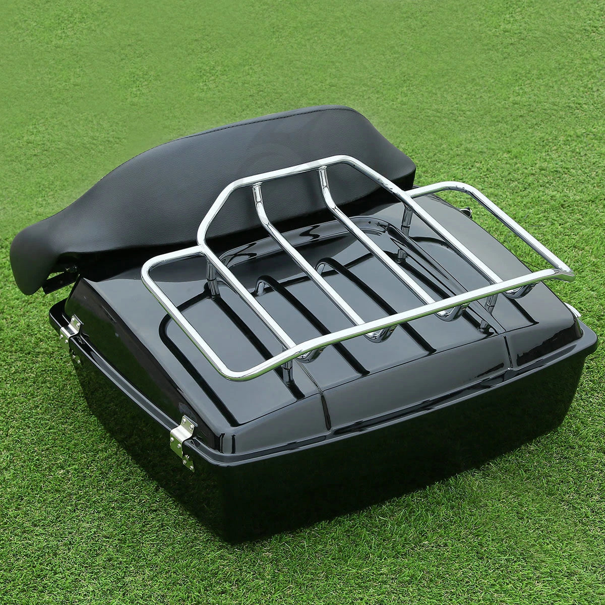 Chopped Pack Trunk Rack Fit For Harley Touring Street Road Glide 1997-2013