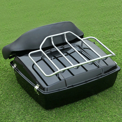 Chopped Pack Trunk Rack Fit For Harley Touring Street Road Glide 1997-2013