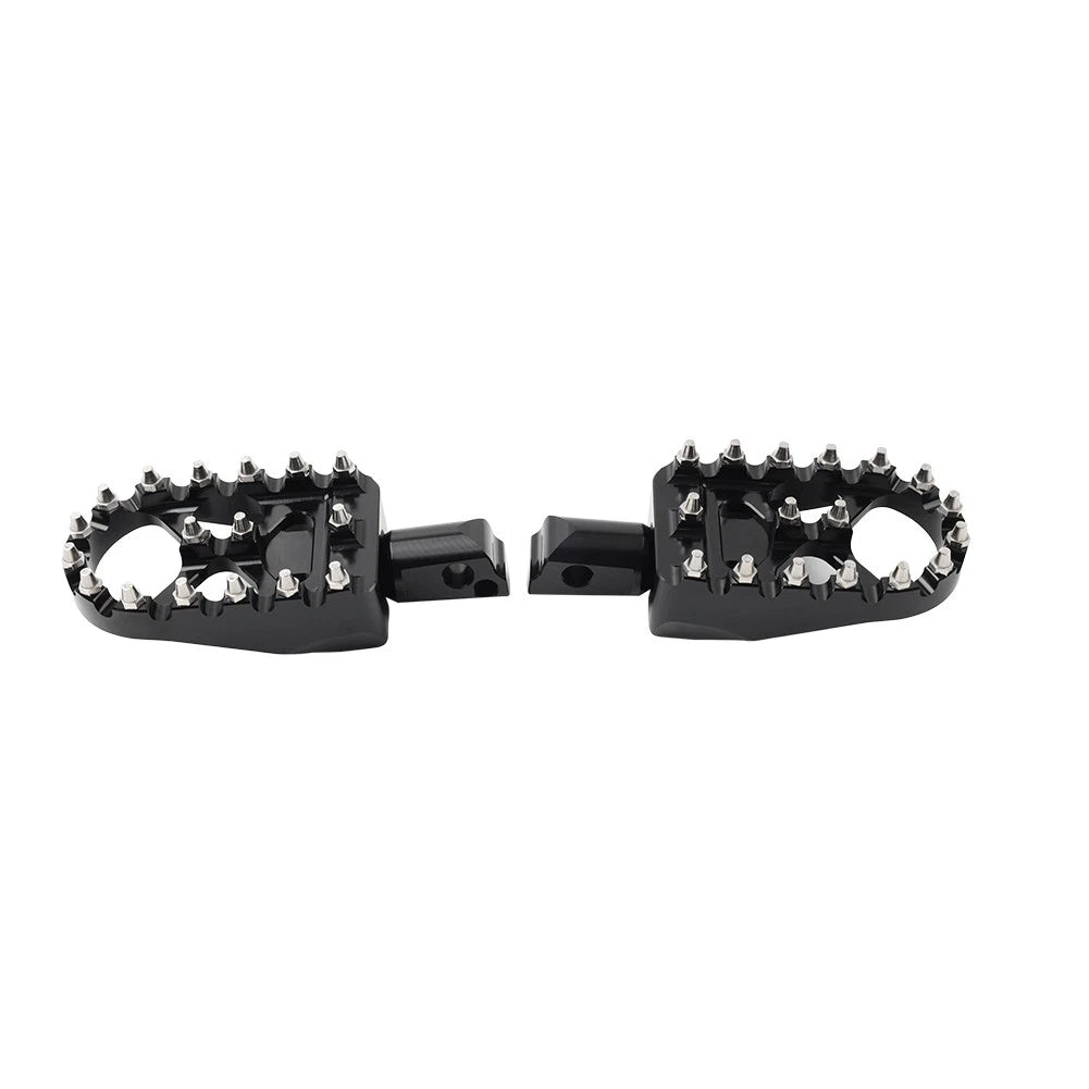Rear Black  FootPeg Passenger Pedal For Harley FXBB FXLR FXLRS FXLRST FXST FLSB