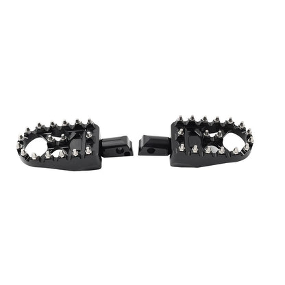 Rear Black  FootPeg Passenger Pedal For Harley FXBB FXLR FXLRS FXLRST FXST FLSB