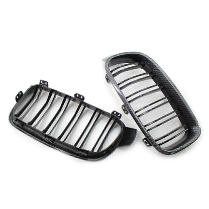 Front Frame Grille Grill M3 Style For BMW 3 Series F30 31 12-18 Carbon Black USA