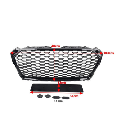 Front Bumper Grille Hood Honeycomb Grill For Audi A5 S5 2017-2019 8W6853651R