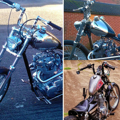 Chrome Drag Handlebar 1" Z Bars For Harley Sportster XL 883 1200 Softail Dyna US