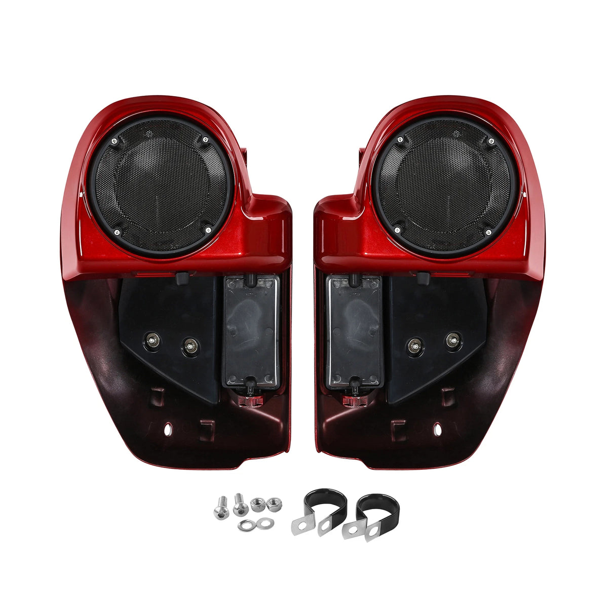 Vented Lower Fairing & Speaker Pod Fit For Harley Street Glide 14-24 Wicked Red