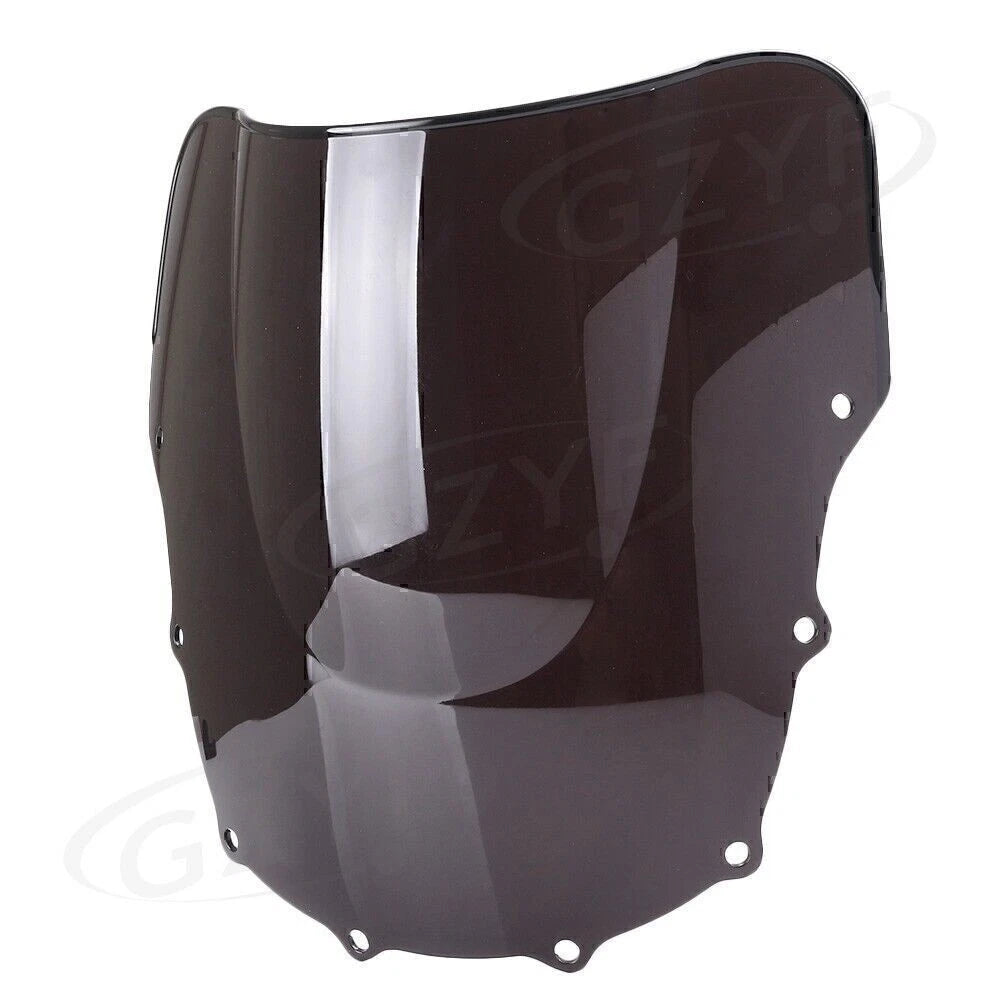Double Bubble Windscreen Smoke Motorcycle For Kawasaki ZZR400/600 1993-2007