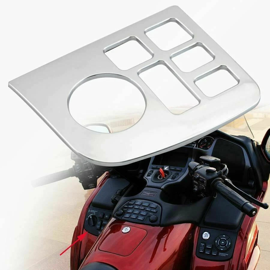 Fairing Left Side Control Accent Fit Honda Goldwing 1800 GL1800 2001-2011 Chrome