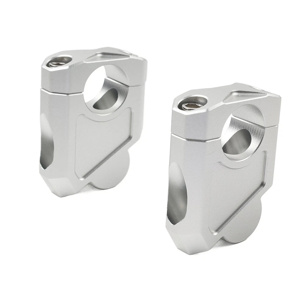 Motorcycle 28mm 1 1/8 Handlebar Mount Clamp Riser For Honda Suzuki Kawasaki US