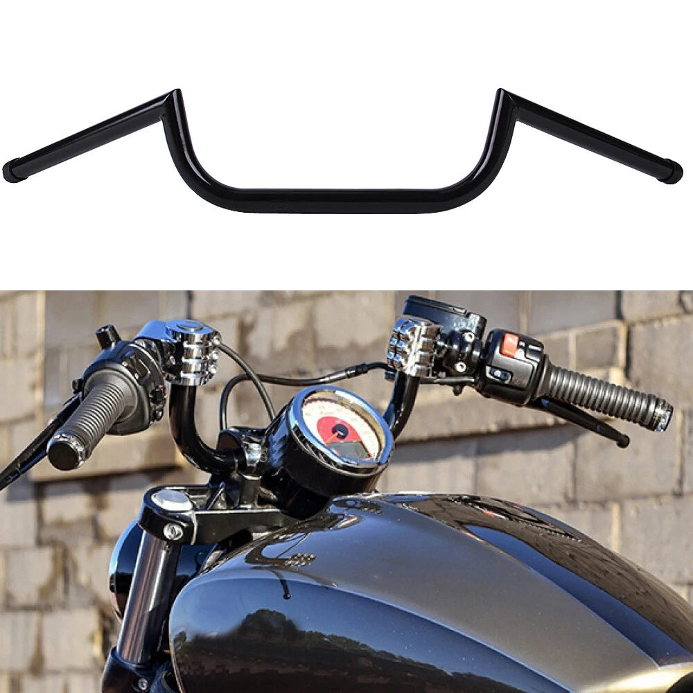 Custom 7/8" Motorcycle Handlebars Z Bar Drag Bars For Yamaha Suzuki Honda Harley