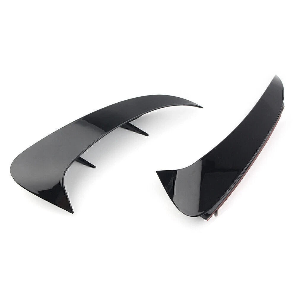 ABS Rear Bumper Fins Trim Canards Splitter For Benz A Class W177 Sport 2019+ Blk