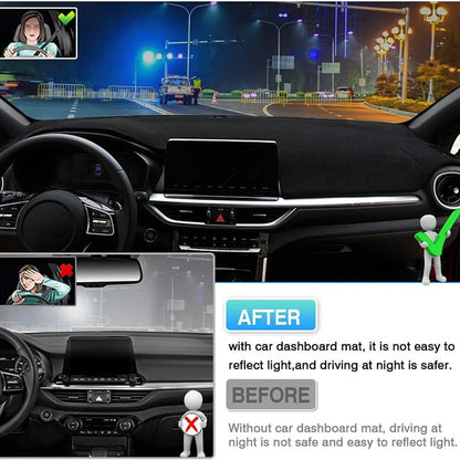 Dash Mat Dashboard Cover Dash Cover Mat Fit Kia Forte 2019-23 K3 Cerato 19-22