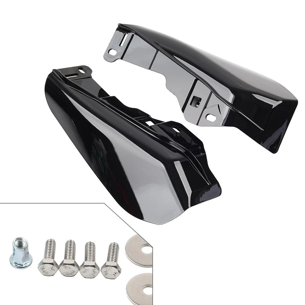 Black Mid-Frame Air Deflector Heat Shield For Harley CVO Road Street Glide 23-24