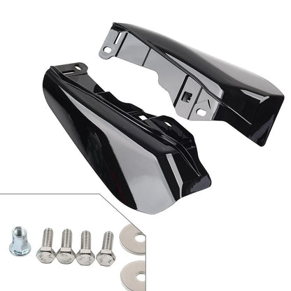 Black Mid-Frame Air Deflector Heat Shield For Harley CVO Road Street Glide 23-24