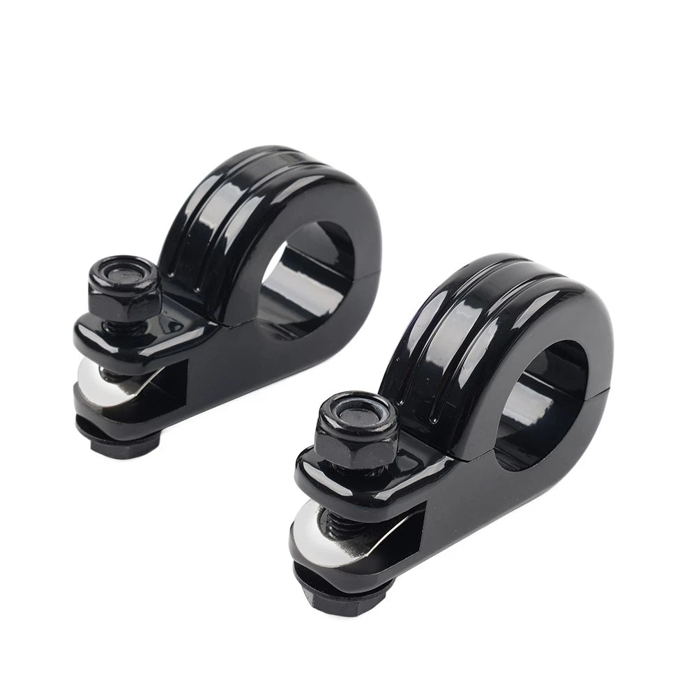 US Foot Peg Mount Clamp Bracket For Harley 1 1/4" Highway Engine Crash Bar