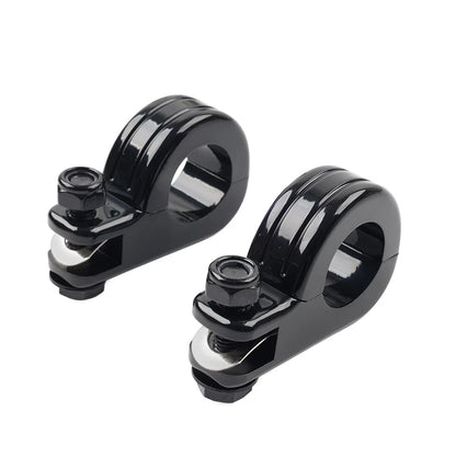 US Foot Peg Mount Clamp Bracket For Harley 1 1/4" Highway Engine Crash Bar