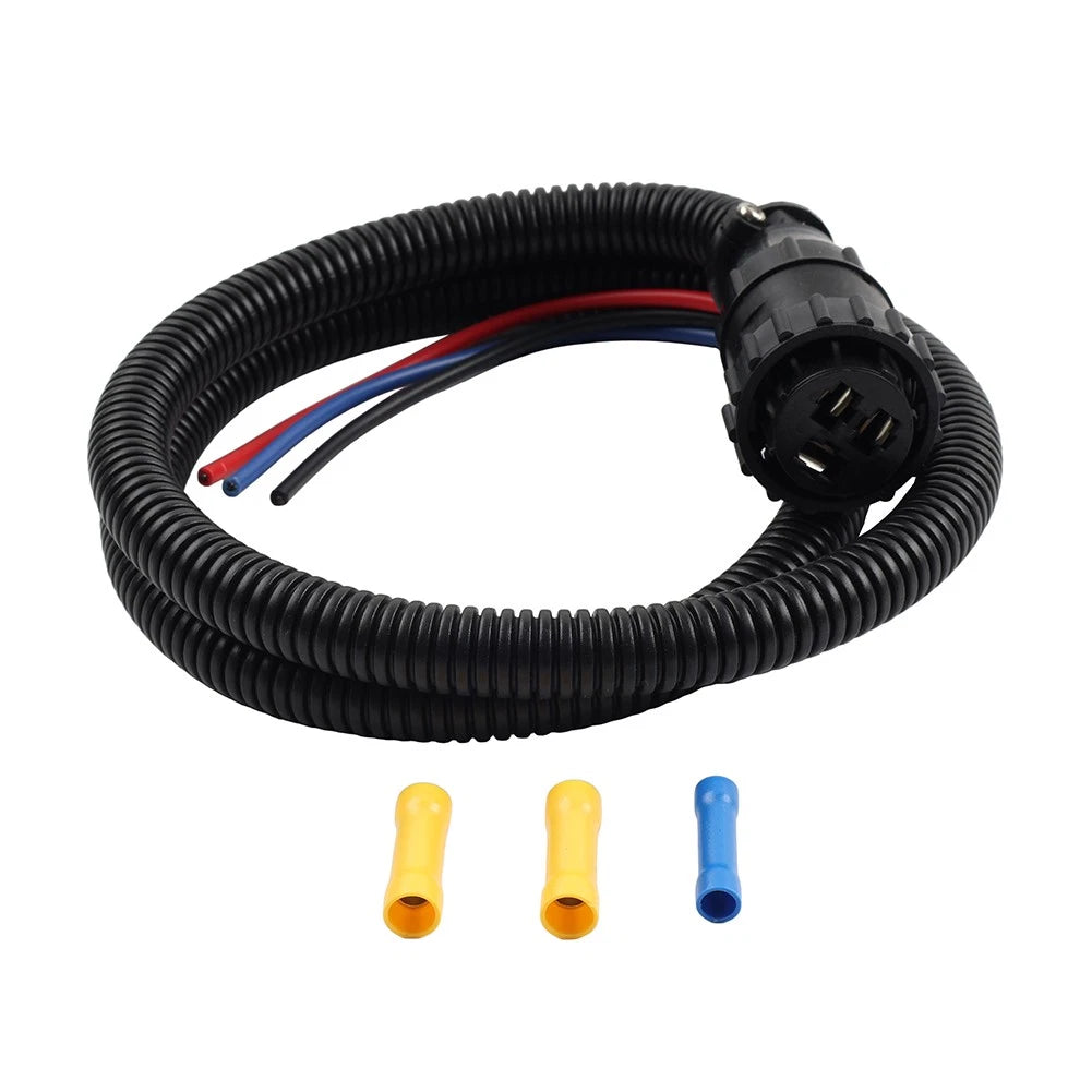 3-Pin Aux Power Connector Kit For Case-IH Tractor Combine Cotton Picker 187103A1