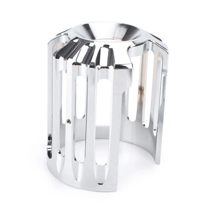 US Motor Chrome Edge Oil Filter Cover Trim Fit Harley Touring Road King Glide