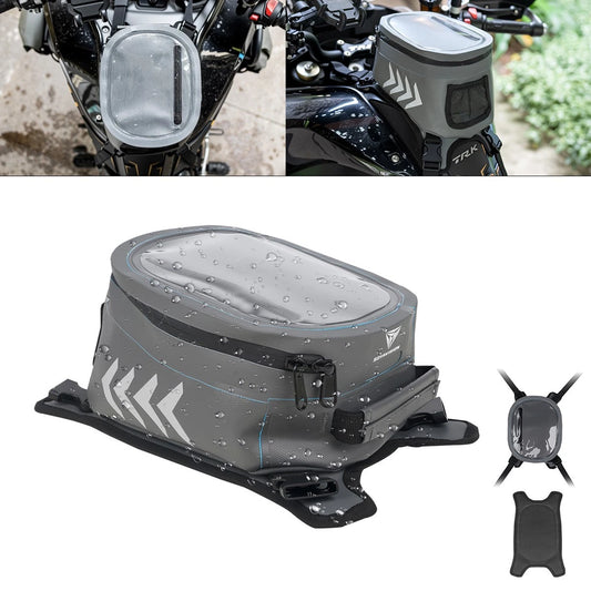 Waterproof Motorcycle Tank Bag Motorbike Luggage Phone Holder Fuel Saddlebags